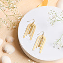 Handcrafted Brass Long Earring