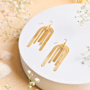 Handcrafted Brass Long Earring