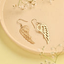 Handcrafted Brass Angel Wings Design Earring
