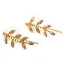 Handcrafted Brass Leaf Earring