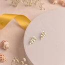 Handcrafted Brass Leaf Earring