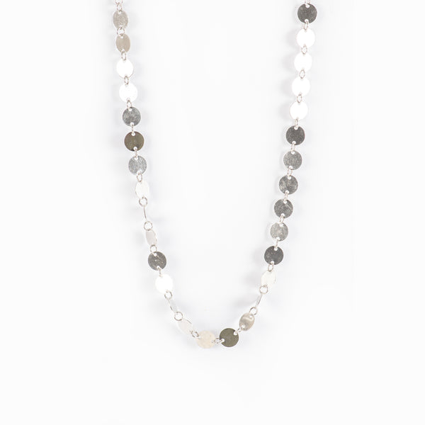 Handcrafted Silver Round Beads Neckpiece