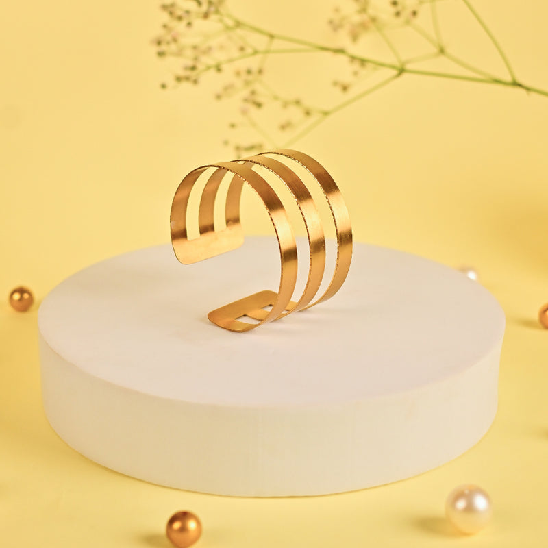 Handcrafted Brass Three Layered Handcuff