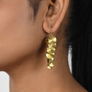 Handcrafted Brass Bunch Design Earring