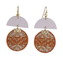Handcrafted Natural Grass with Thread Work Earring