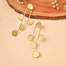Handcrafted Brass Long Earring