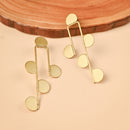 Handcrafted Brass Long Earring