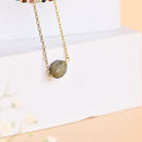 Handcrafted Two Layered Brass Neckpiece with Beads