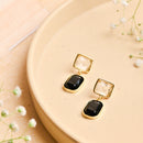 Handcrafted Brass Earring with Glass Beads