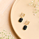 Handcrafted Brass Earring with Glass Beads