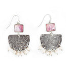 Handcrafted Pink Stone Earring