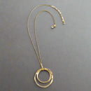 Handcrafted Brass Multi Circle Neckpiece