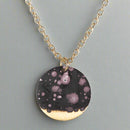 Handcrafted Brass Black Textured Neckpiece