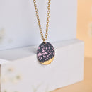 Handcrafted Brass Black Textured Neckpiece