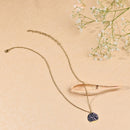 Handcrafted Brass Black Textured Neckpiece