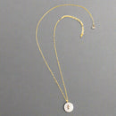 Handcrafted Brass White Stone Neckpiece