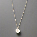 Handcrafted Brass White Stone Neckpiece