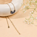 Handcrafted Brass U Shape Textured Neckpiece