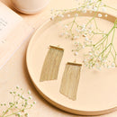 Handcrafted Brass Stud Party Earring