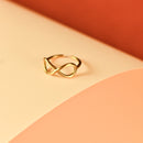Handcrafted Brass Infinity Design Finger Ring