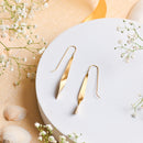 Handcrafted Brass Twisted Earring