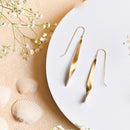 Handcrafted Brass Twisted Earring