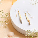 Handcrafted Brass Twisted Earring