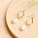 Handcrafted Pearl Design Earring