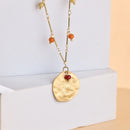 Handcrafted Brass Bead Neckpiece