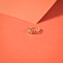 Handcrafted Brass Leaf Finger Ring