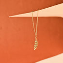 Handcrafted Brass Leaf Pendant Necklace