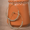 Handmade Minimal Brass Hoop Earrings – Contemporary Everyday Hoops