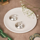 Handmade Silver-Tone Spiral Brass Hoops – Textured Statement Earrings