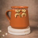 Handmade Hammered Brass Motif Earrings – Boho Statement Dangles