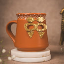 Handcrafted Geometric Brass Dangle Earrings – Bold Hammered Statement Jewelry