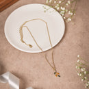 Handcrafted Brass Leaf Pendant Neckpiece