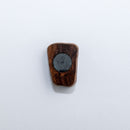 Hand carved block fridge magnet - Owl design