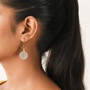 Twenty Five Paisa Coin Earring