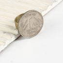 One Rupee Coin Finger Ring