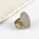 One Rupee Coin Finger Ring