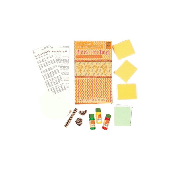 DIY Wooden Block Printing Kit ~ Classic DIY Kits Potli