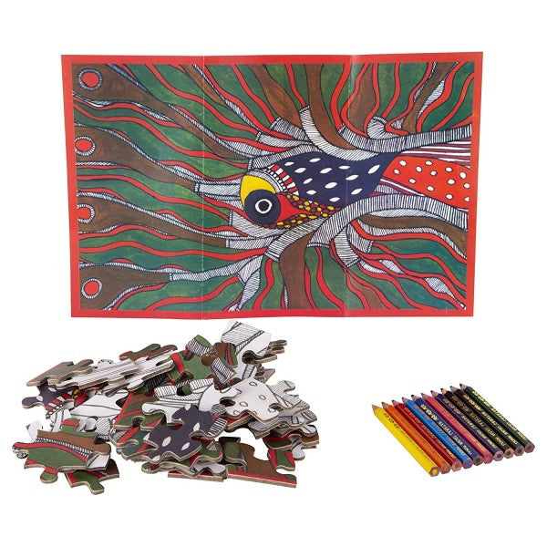 DIY Jigsaw Puzzle ~ Madhubani Painting DIY Kits Potli