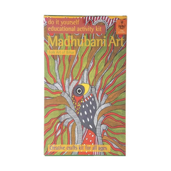 DIY Coloring Kit ~ Madhubani Painting of Bihar DIY Kits Potli