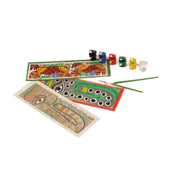 DIY Coloring Kit ~ Madhubani Painting of Bihar DIY Kits Potli