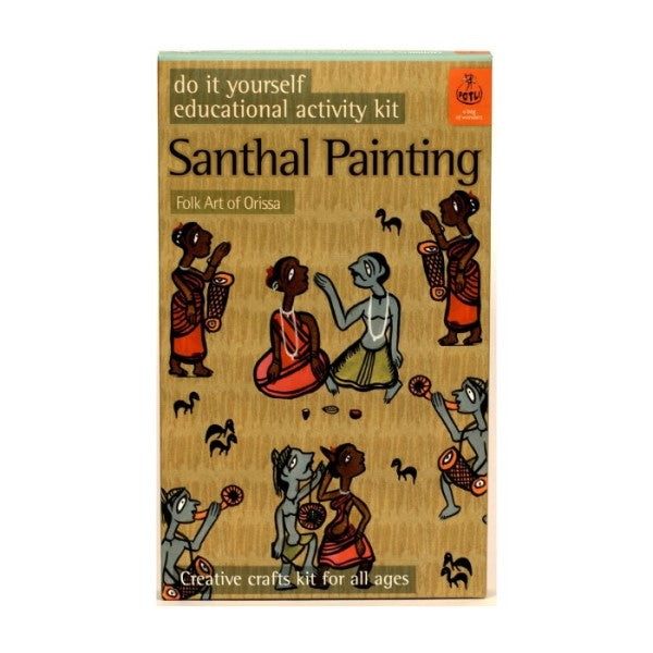 DIY Coloring Kit ~ Santhal Painting of Odisha DIY Kits Potli