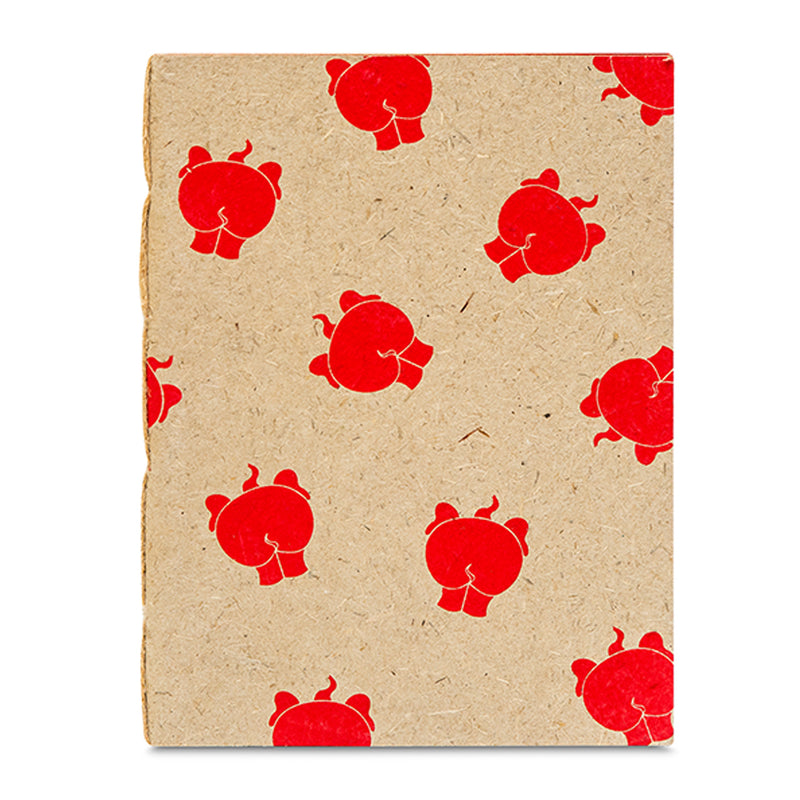 Handmade Elephant Poo Paper Soft Cover Diary