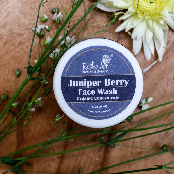 Juniper Berry Face Wash Skin Care Rustic Art