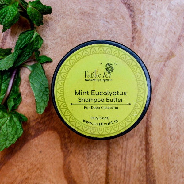 Mint Eucalyptus Shampoo Butter Skin Care Rustic Art