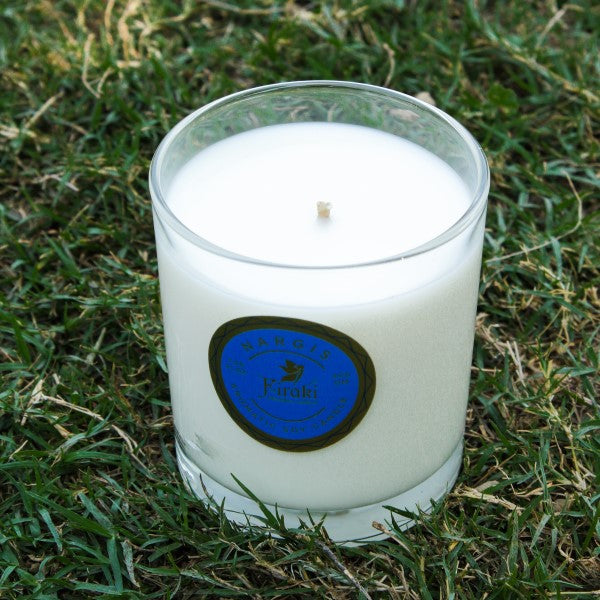 Nargis Soy Wax Glass Candle