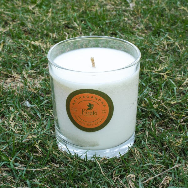 Asthagandha Soy Wax Glass Candle